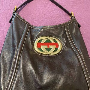 Gucci Leather Shoulder Bag